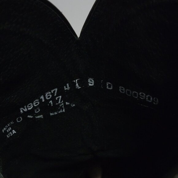 Lucchese Bootmaker Mens Black Leather Western Cowboy Rodeo Boots 9 D N96167 - Picture 13 of 13